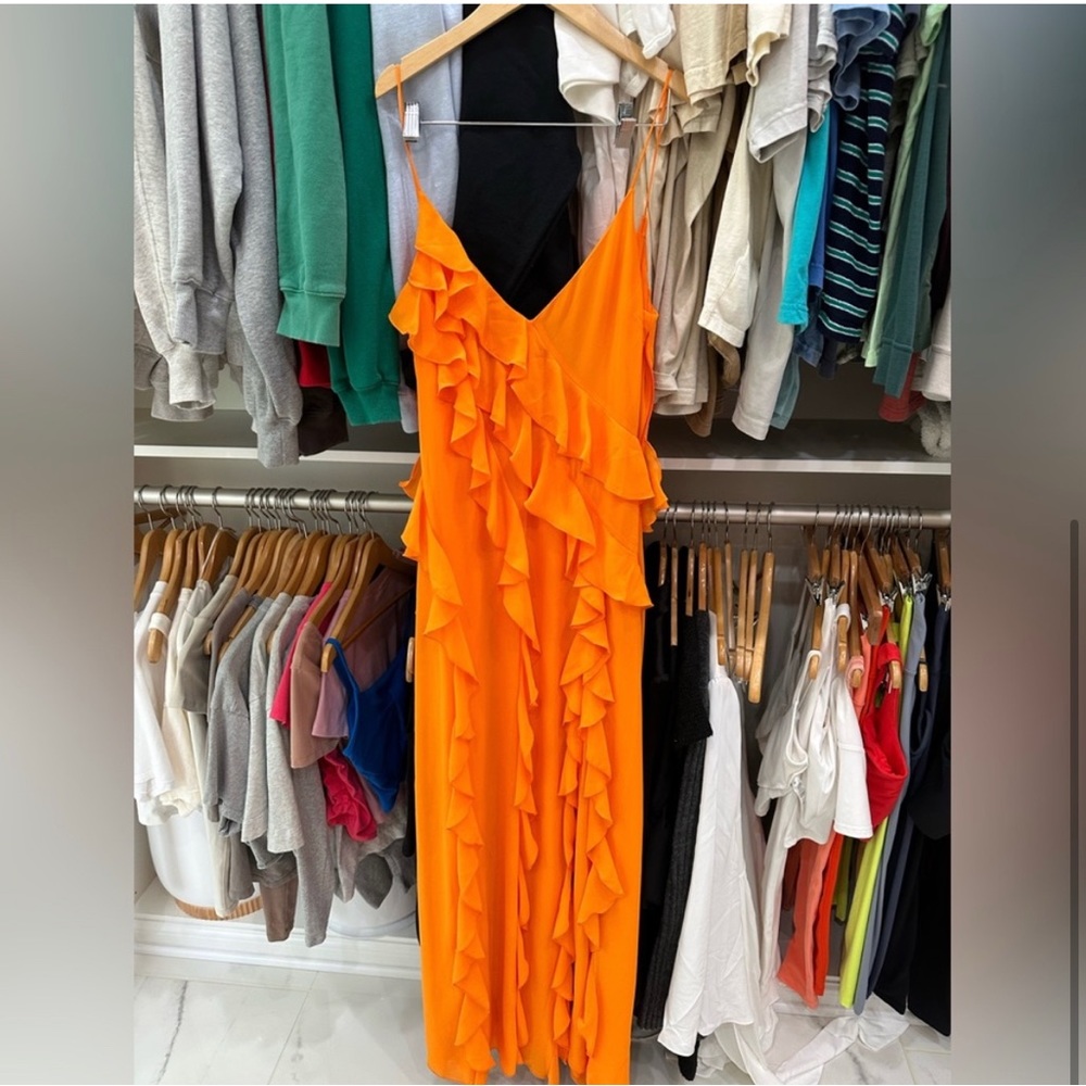 Nehna Gown in Bright Orange NBD-Revolve - Picture 3 of 6